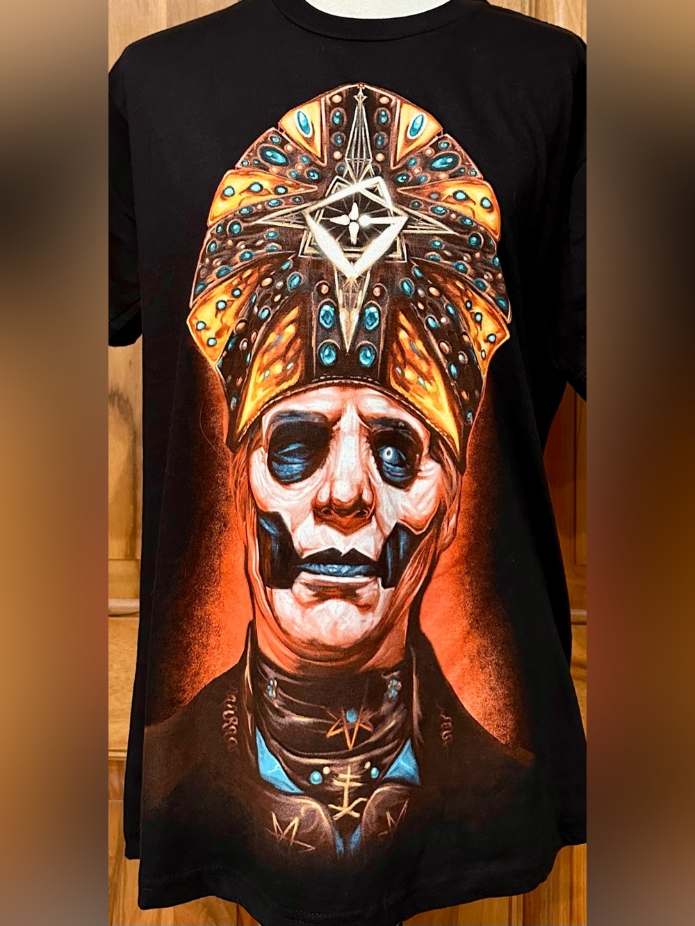 Ghost Band Papa Emiritus IV Graphic T-Shirt, EUC, L